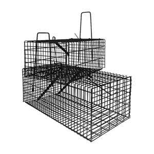 Fabrication de <span class=keywords><strong>prix</strong></span> extérieur intérieur automatique piège à rat Cage piège à souris à maille métallique noire - Product Image 1