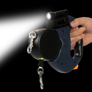 Double 3m plastique écologique multifonctionnel rétractable sans enchevêtrement pour chien Boîte à caca pour la course à pied, la randonnée et l'entraînement. - Product Image 1