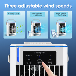 OEM <span class=keywords><strong>Mini</strong></span> USB Ventiladores de mesa Venta caliente Enfriadores de <span class=keywords><strong>aire</strong></span> eléctricos portátiles utilizados para habitaciones RV Humidificador y acondicionador evaporativo Enchufe de EE. UU. - Product Image 4