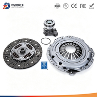 Koppelingset 210mm 1878040545 00 9862 300 001 12 1878 003 799 12 1878 021 902 Koppelingsschijf en -plaat set voor Opel Combo
