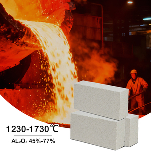 Chịu nhiệt Fireclay Gạch Tùy Chỉnh Độ Dày Mullite Cách Nhiệt Gạch Cho Nhà Máy Điện Nồi Hơi - Product Image 1