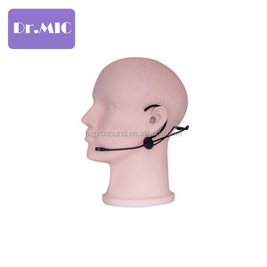 Mini micrófono <span class=keywords><strong>profesional</strong></span> negro para diadema para comunicación inalámbrica Body-Pack por cable para Meeting Show Performance - Product Image 3