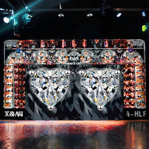 Boucles d'oreilles clous en moissanite VVS taille cœur, en argent sterling 925 plaqué rhodium, certifiées GRA, bijoux hip-hop tendance - Product Image 3