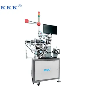 KKK 2023 Totalmente automático fantasia metal nylon plástico zíper slider reversa montagem instalação máquina