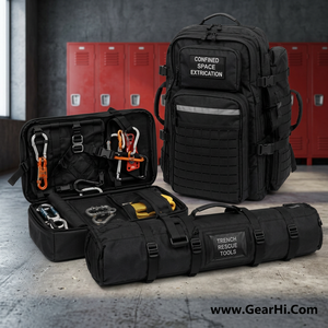 Sac de sauvetage technique résistant à l'eau pour outils d'extrication structurelle renforcés, matériel de stabilisation de véhicules et équipement de sauvetage - Product Image 2