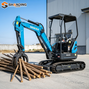 Envío gratuito CE/EPA mini excavadora nueva, mini excavadora compacta de 2.5 toneladas, excavadora de cadenas 360 °   Mini excavadora rotativa - Product Image 2