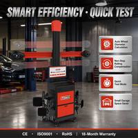GATmatic GA-600S Aligneur de roues 3D professionnel avec caméra 5MP, suivi automatique, colonne mobile, pont élévateur 2 colonnes 4 roues 10-24 pouces, certifié CE