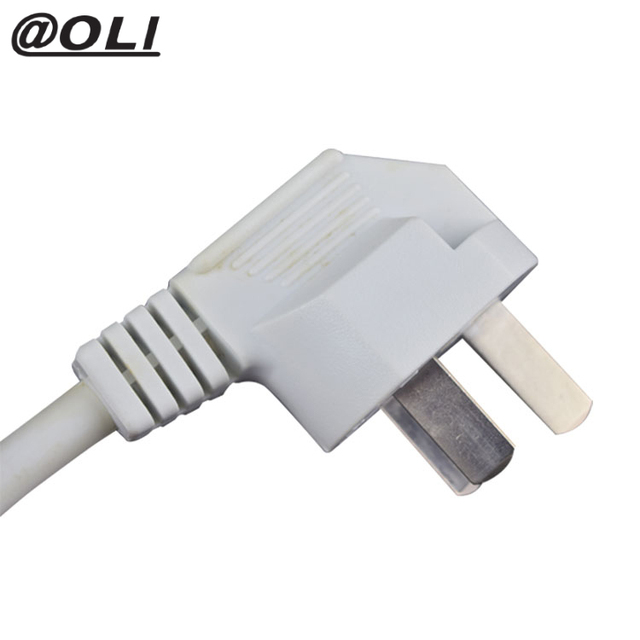 16A Chinese CCC Standard Three Pin AC Power Cord  Plug
