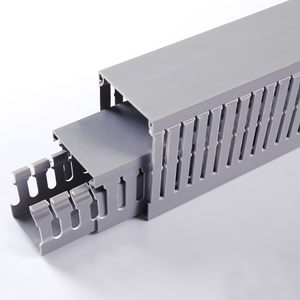 プラスチックケーブルトレイフレキシブルケーブルダクト全サイズグレースロット電線ケーブルPVCプラスチックトランキングサイズ - Product Image 5