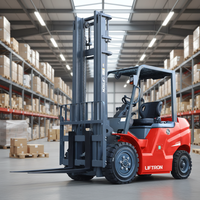 Forklift Listrik 3.5T untuk Tugas Penanganan dan Pengisian Ulang Gudang Suku Cadang Seri Liftron DE