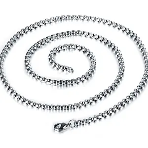 Jewelry Link Chains 925 Custom Hiphop Satellite Curb Cuban Cross Ball Bead Snake Bone Box Chain Necklace S925 Sterling Silver