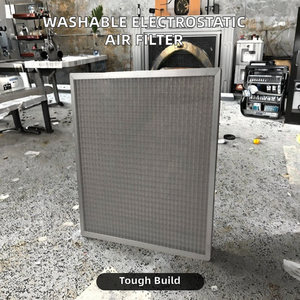 Nieuw Voorfilter Roestvrijstalen Elektrostatisch Gaas Luchtfilterelement Wasbaar Ovenfilter Met Paneelconstructie - Product Image 2