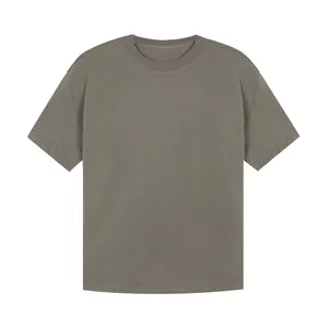 OEM individuelle Herren Rundhalsausschnitt kurze Ärmel T-Shirt hohe Qualität 100 % Baumwolle übergroße Drop-Shoulder-T-Shirts Herren-T-Shirts