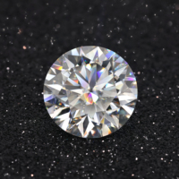 Zircone cubique Goldstones 6A de forme ronde 0,7 mm-16 mm, incrustation de cire pour bijoux fins, prix de gros
