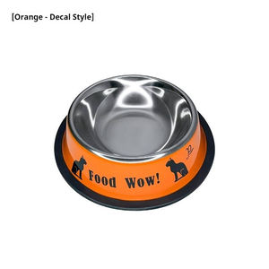 Ciotole per cani all'ingrosso in acciaio inossidabile Anti-goccia e Anti-scivolo per l'alimentazione degli animali domestici ciotole grandi ciotole - Product Image 5