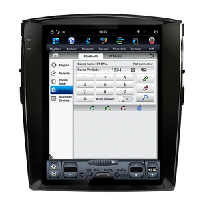 Navigation GPS de voiture à écran vertical 12.1 pouces Android 9 pour Mitsubishi Pajero 2006-2019 V93 V97 lecteur DVD d'autoradio - Product Image 5