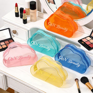 Customized Cloud Shape Waterproof Transparent TPU Cosmetic <b>Bag</b> Clear Zipper Makeup <b>Bag</b> <b>Travel</b> PVC <b>Wash</b> Toiletry <b>Bag</b> - Product Image 1