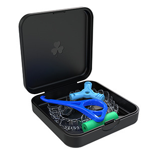 Estuche portátil cuadrado elegante y creativo para guardar dentaduras postizas, aparatos de ortodoncia y removedores de dientes. - Product Image 5