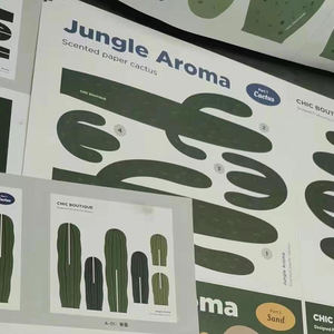 현대 인기 있는 디자인 자연 증발 오래 지속되는 향기 카우보이 모자 모양의 고객 로고 매달려 종이 자동차 공기 청정기 - Product Image 4