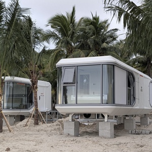 Modules hôteliers innovants en forme <span class=keywords><strong>de</strong></span> capsule spatiale pour les centres d'éco-tourisme et les sites <span class=keywords><strong>de</strong></span> glamping, pour un logement préfabriqué portable - Product Image 1