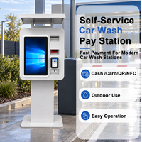 Kiosques de paiement en libre-service pour lave-auto, terminal de paiement à écran tactile pour station-service et parking