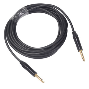 Câble audio professionnel <span class=keywords><strong>TRS</strong></span> <span class=keywords><strong>mono</strong></span> <span class=keywords><strong>jack</strong></span> mâle vers mâle 1,8 m 3 m 5 m 35 mm avec conducteur en cuivre nu pour guitare et microphone - Product Image 1