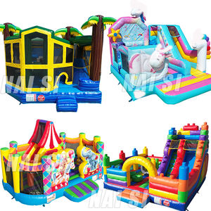 Château rebondissant gonflable de château plein d'entrain en gros de haute qualité avec le château plein d'entrain <span class=keywords><strong>commercial</strong></span> de glissière pour des enfants - Product Image 5