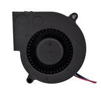 Delta BFB0712H-AF00 OEM 12V 0.33A 75*75*25 13.84CFM 48dBA 4000RPM Mini souffleur d'air électrique à roulement à billes Lame en plastique