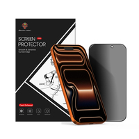 Protection d'écran en verre trempé OEM à confidentialité intégrale pour iPhone 17 Pro Max, 16, 15, 14, 13 – Accessoires de téléphone d'usine