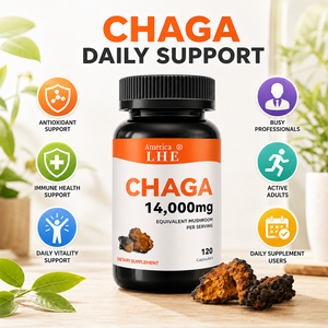 Complément alimentaire aux champignons Shecome, extrait de champignons, antioxydants, 120 capsules de champignons - Product Image 3