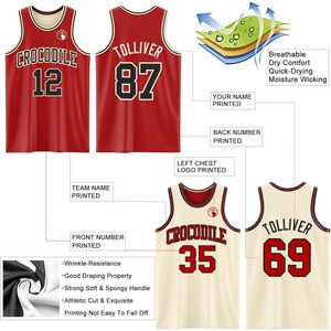 Camiseta de Baloncesto Reversible Personalizada, Sublimada, 360 Gramos, Absorbe la Humedad, Cuello Redondo, para Hombre, Uniforme Deportivo de Equipo - Product Image 3