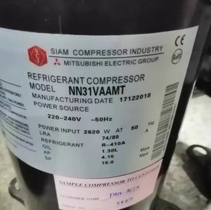 NN31VAAMT NNN31YCAMT NN37YCAMT para <span class=keywords><strong>Mitsubishi</strong></span> Compressor De Refrigeração Modelo R22 Compressor De Troca De Calor Rotativo - Product Image 1
