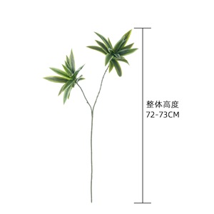 CallaFloral Planta Artificial de Bambú Brasileño Blanco y Verde, Tela PVC Brillante, Decoración para Bodas, Estilo INS, Comercio Electrónico Transfronterizo - Product Image 4