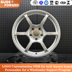 Rines GUDE Forged GT Racing de 2 Piezas, Pulidos en Plata, para Autos de Pasajeros, de 18, 19, 20, 21 y 22 Pulgadas, para Toyota, VW Golf, <span class=keywords><strong>EVO</strong></span> - Product Image 1