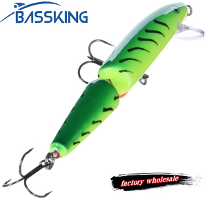 1PCS Leurre de pêche Minnow 5cm/7cm/9cm/11cm, Crankbait multi-sections articulées pour Carpe, Brochet, Achigan, Pêche - Product Image 1