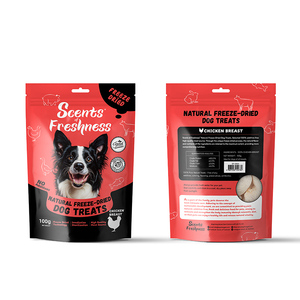 Fournisseur en gros Poitrine de poulet fraîche crue lyophilisée Snack pour chien chat Friandises lyophilisées Snack pour chien Snack pour viande crue Snack pour chien - Product Image 1