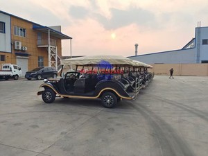 Vehículo Turístico Eléctrico Clásico |   Auto Eléctrico de 5kW de Estilo Retro |   Vehículo de 8 Plazas con Batería de Litio |   Vehículo Urbano de Recreo - Product Image 3