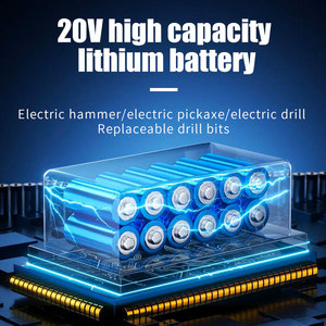 13Mm Thép Tự Làm Công Nghiệp Điện Tác Động Khoan Đặt 21V Không Dây Tuốc Nơ Vít Hỗ Trợ OEM Phù Hợp Với Furadeira Parafusadeira - Product Image 3