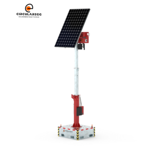 In Stock Mobile Solar <b>Light</b> Tower Trailer Mounted LED <b>Lighting</b> 1 Set Ready to Ship Outdoor Portable Powered Towers - Product Image 1