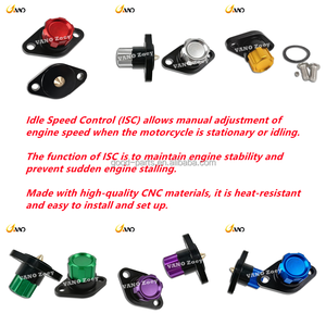 สกรูควบคุมรอบเดินเบา WANOU BEAT FI ESP <span class=keywords><strong>Scoopy</strong></span> Fi สำหรับรถมอเตอร์ไซค์ ปรับได้ ผลิตจา<span class=keywords><strong>ก</strong></span>อลูมิเนียมอัลลอย CNC แบบแมนนวล - Product Image 6