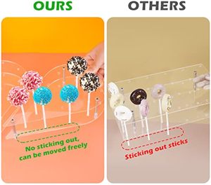 ที่ใส่เค้กอะคริลิค24รูรูปหัวใจแบบปรับแต่งได้สไตล์ทันสมัย - Product Image 2