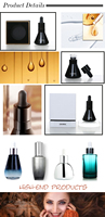 Flacon compte-gouttes en verre transparent et blanc de 30 ml pour essence de soin Triangle Skin Care avec logo personnalisé sérigraphié