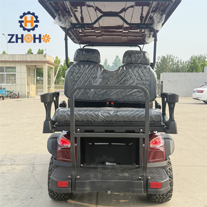 Giáng Sinh Mới Nóng Bán 4 Chỗ Ngồi Điện Golf Giỏ Hàng Mini Câu Lạc Bộ Xe Pick up Tham Quan Đi Kart Đảng Sang Trọng Golf Giỏ Hàng - Product Image 3