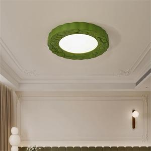 Lámpara de Techo LED de Estilo Nórdico Retro Japonés, Minimalista, Posmoderna, con Protección Ocular para Dormitorio, Estilo Francés - Product Image 1
