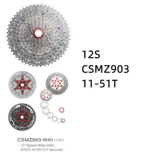 <span class=keywords><strong>SunRace</strong></span> Cassette de roue libre pour vélo à 12 vitesses CSMZ901 CSMZ903 CSMZ600 11-51T en alliage d'aluminium pour VTT - Product Image 5