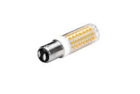 Ampoule LED B15/E14/E17/E12 pour usage domestique, en céramique+PC, AC 120/230V 5W, haute luminosité, remplacement de lampe halogène, lampe décorative, fabrication chinoise