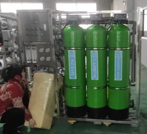 Ucuz RO 1 ton ters osmoz arıtılmış su arıtma 1000L/H endüstriyel saf su makinesi doğrudan içme suyu ekipmanları