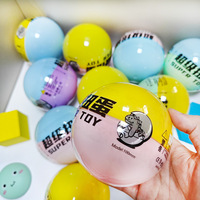 Boules de Gacha d'oeuf surprise en plastique transparent de 100mm pour les jouets de capsule vendant la machine de Gachapon