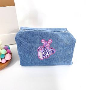 New Hot Colorful Iron on Glitter Edge Embroidered Cheer Girl Patch for T-shirt Hoodies <b>Hat</b> <b>Bag</b> Decoration - Product Image 4