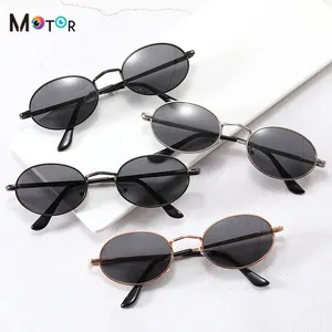 Polarizador elíptico Men's Driving Sunglasses Retro Fashion Sunglasses Proteção UV